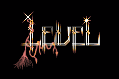 pixeled 16-color 'level'-visual