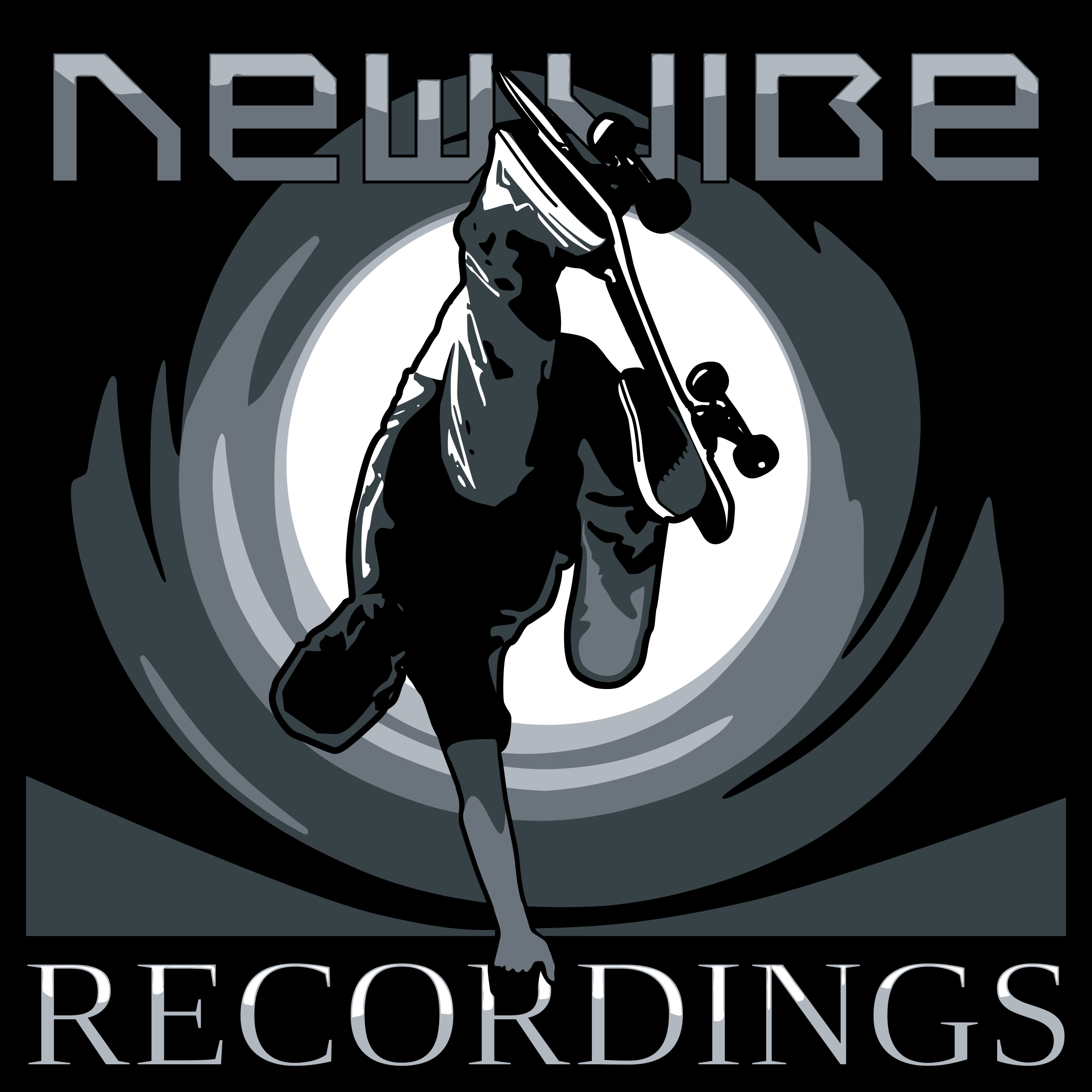 A skater motive I made for that no longer existing record label